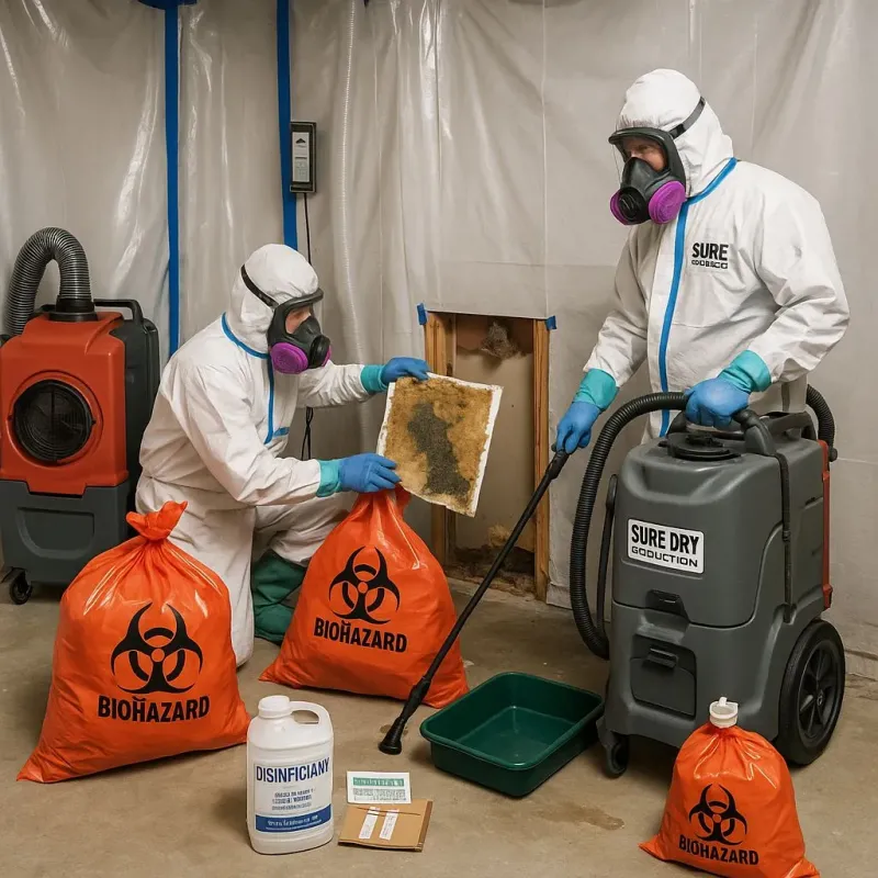 Contaminated Water Handling Protocols process in Marion County, MS